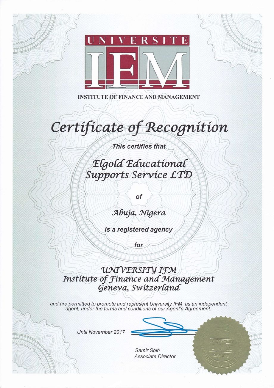 university of IFM